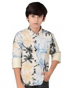 Tree Printed Boys Shirt