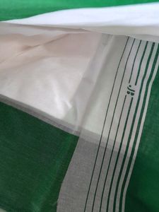 White And Green 2 Tant Saree Combo 🤍💚