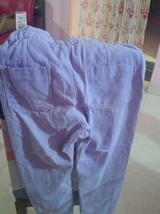 Lavender Denim Pants