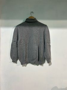 Gray Turtleneck Sweater