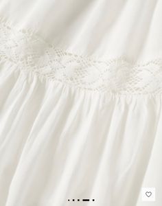 Mango Frill White Cotton Dress