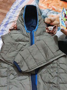 Kids' Padded Hooded Jacket