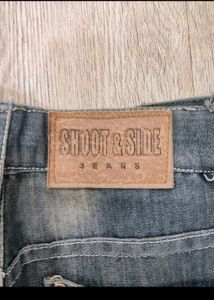 Sc1529 Shoot &amp; Side Denim Jeans Size 27