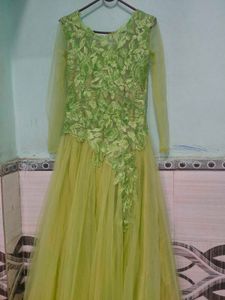 Elegant Green Ethnic Gown