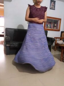 Floral Blue Skirt