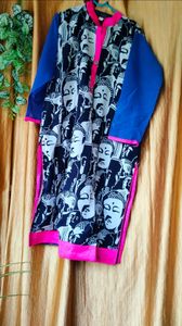 Buddha  digiprint kurti