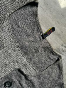 Grey Knit Jacket