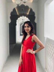 Long Pink Dress Flowy