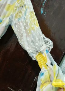 Floral Print Fabric Piece