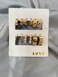 Set Of 6 Earrings