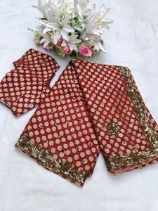 Mahroom Heavy Saree