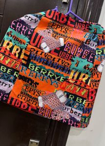 Burberry print skirt divider