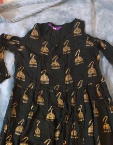 Long Kurta With Cold Shoulder