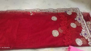 Beutiful Net Saree Festival ware