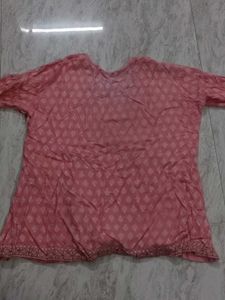 Patterned Tunic Top