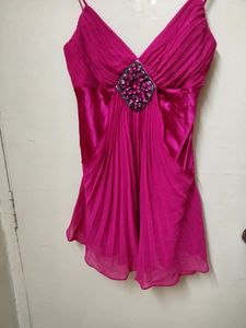 Imported Hot Pink Mini Dress