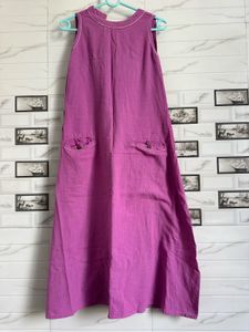 Purple Sleeveless Dress