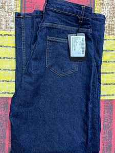 Women Flared Leg Jeans Dark Blue