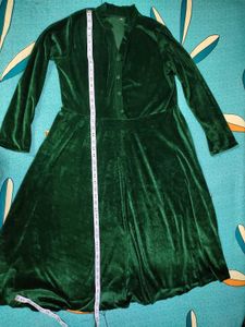 Velvet Anarkali Dress