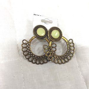 Vintage-Style Gold Earrings