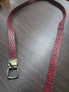 Red Woven Belt