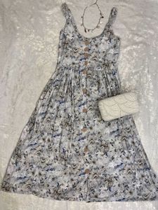 Floral Sundress with Buttons