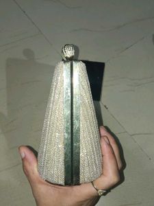 Elegant Silver Clutch