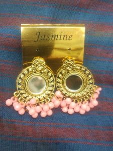 Jasmine Mirror Dangling Earrings