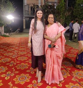 Lavender Suit With Banarasi Dupatta