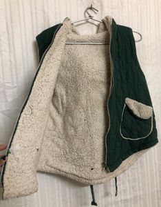 Green Sleeveless Jacket
