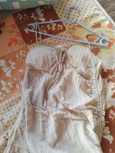 Elegant Beige Mini Dress