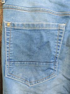 Classic Light Wash Straight Leg Denim Jeans