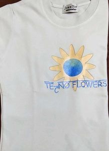 A White coloured T-shirt