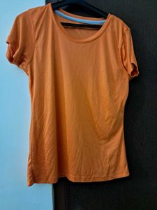 Gym Wear Orange Tshirt