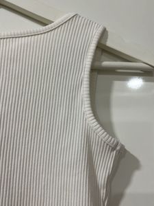 White button tank top