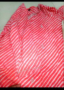 Striped Pink Kurta