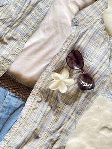 Plaid Button-Down Shirt