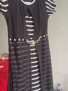 Stylish Black MIDI Dress