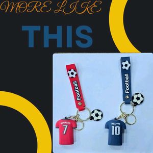 FOOTBALL JURSEY KEYCHAIN SET OF 3