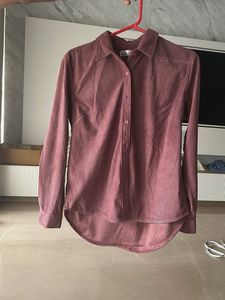 Zara Corduroy Button-Down Shirt