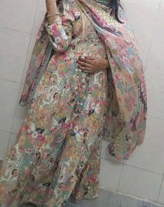Stylish Floral Frock Suit