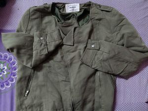 Branded Cross Chained Jacket
