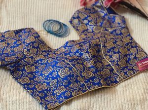 Blue Ready Made Blouse