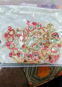 I Jewels Gold Plated Traditional Necklace
