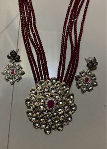 royal necklace with earrings ❤️