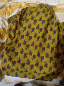 Floral Print Kurta Set