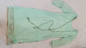 Floral Print Kurta With Dupatta Only
