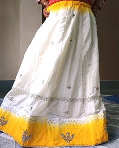 Beautiful Lehenga Choli Dupatta For Haldi Function