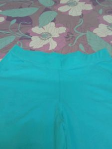 Blue Knit Pants Or Lounge new  With Tag