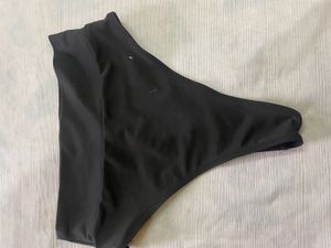 Shein Black High-Waisted Bikini Bottoms